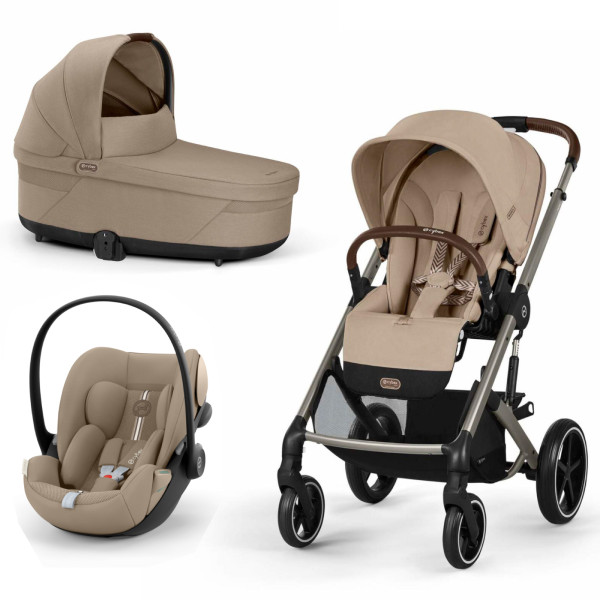 CYBEX KOLICA BALIOS 3U1 ALMOND BEIGE, TAUPE KONSTRUKCIJA (KOLICA, KORPA I SJEDALICA CLOUD G I-SIZE PLUS) 