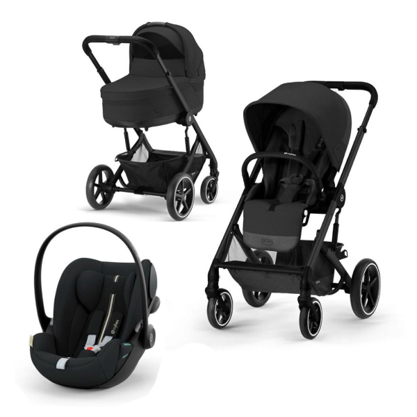 CYBEX KOLICA BALIOS 3U1 MOON BLACK (KOLICA,KORPA ,AUTOSJEDALICA CLOUD G I-SIZE) 