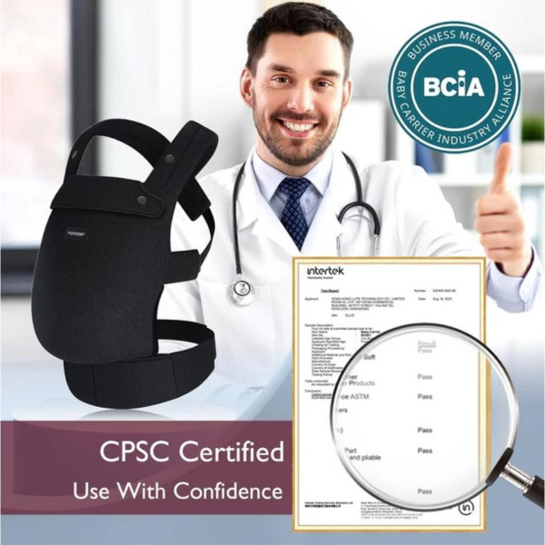 MOMCOZY KENGUR NOSILJKA BLACK BC001-BL12NB-A BC001 