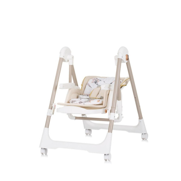 CHIPOLINO STOLICA ZA HRANJENJE I LJULJA 2U1 MILK SHAKE MACADAMIA STHMS02402MA 