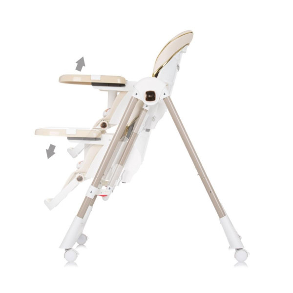 CHIPOLINO STOLICA ZA HRANJENJE I LJULJA 2U1 MILK SHAKE MACADAMIA STHMS02402MA 