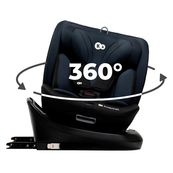 KINDERKRAFT AUTOSJEDALICA I-GROW I-SIZE BLACK 48384 