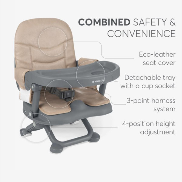 KIKKA BOO STOLICA ZA HRANJENJE PAPPO BEIGE 2025 31004010194 