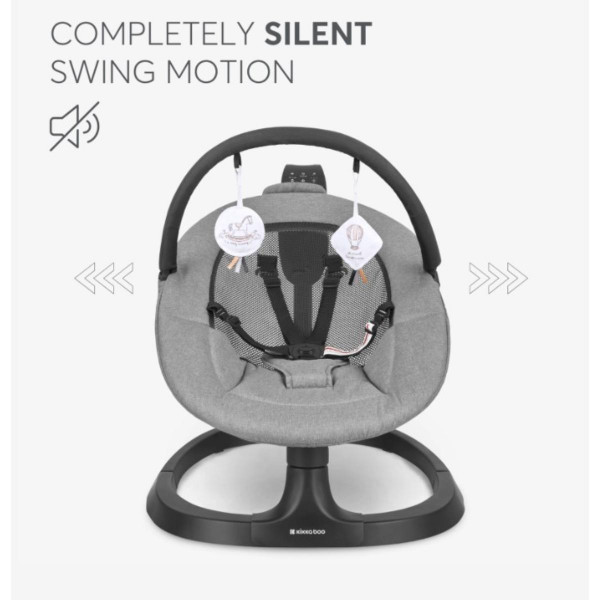 KIKKA BOO EL.LJULJA ZAZU GREY 31005010096 