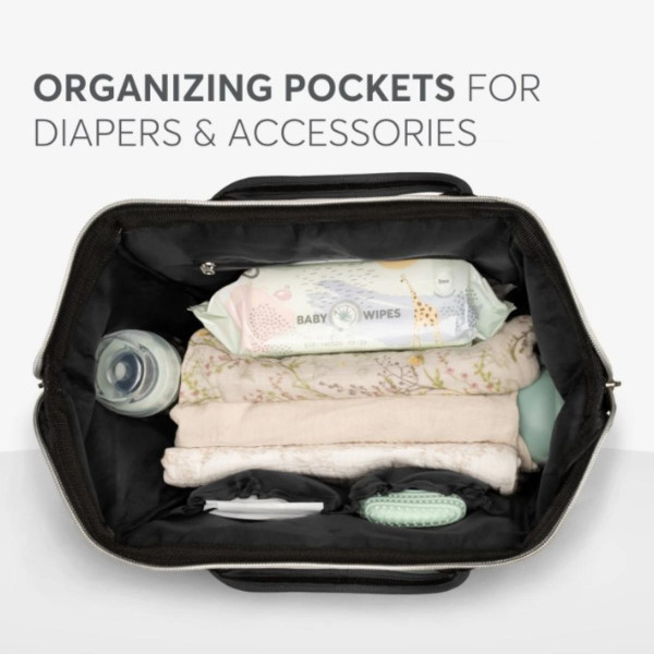 KIKKA BOO TORBA SIENA BLACK&SILVER 2025 31108020111 