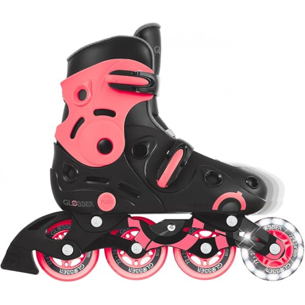 GLOBBER ROLERI GO SKATE T34-37 BLK PINK ROGB0000785-110 