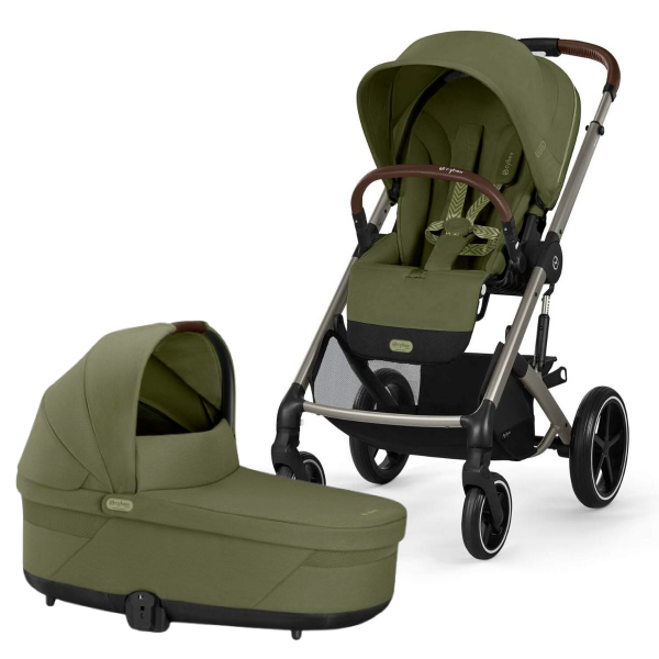 CYBEX KOLICA BALIOS 2U1 MOSS GREEN KHAKI (KOLICA I KORPA) 
