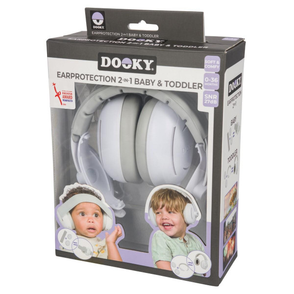 DOOKY SLUSALICE ZA BEBE EAR PROTECTION 2IN1 45897 