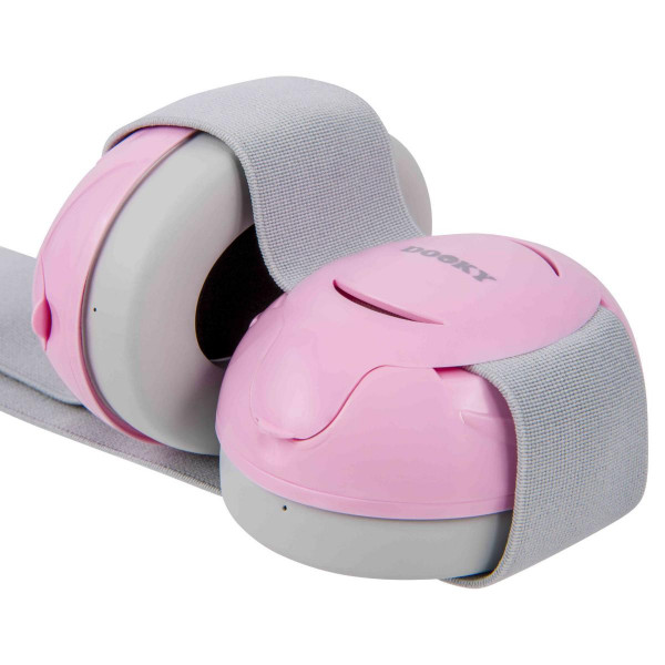 DOOKY SLUSALICE ZA BEBE EAR PROTECTION PINK 0-3G 46277 