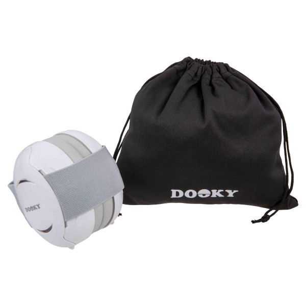 DOOKY SLUSALICE ZA BEBE EAR PROTECTION WHITE 0-3G 46278 