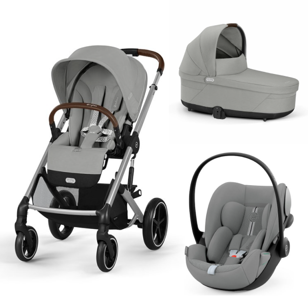 CYBEX KOLICA BALIOS STONE GREY 3U1 KOLICA, KORPA I SJEDALICA CLOUD G I-SIZE STONE GREY 