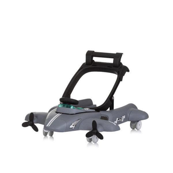 CHIPOLINO MULTIFUNKCIONALNA HODALJKA AIRPLANE 3U1 GREY PRAP02402GY 