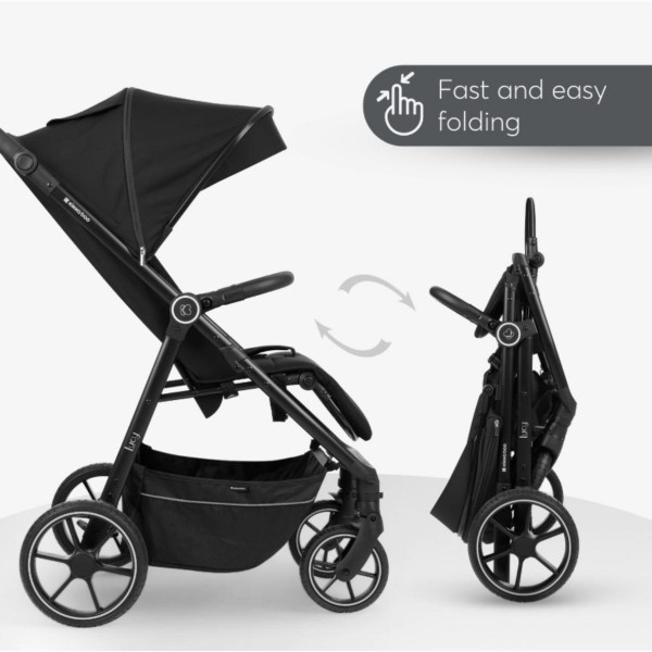 KIKKA BOO KOLICA LUCY BLACK 31001030207 