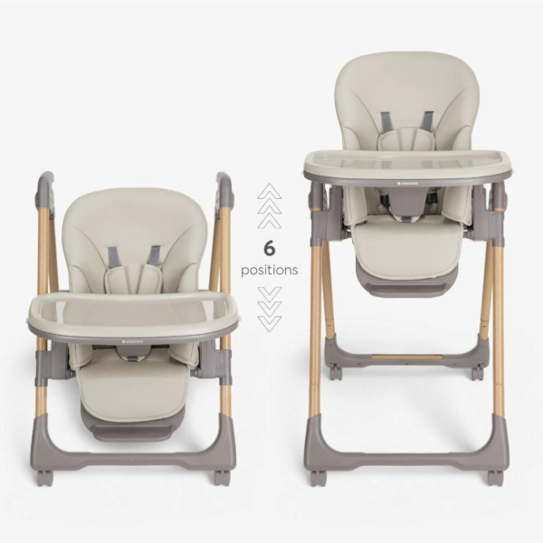 KIKKA BOO STOLICA ZA HRANJENJE OLIVE BEIGE 31004010181 