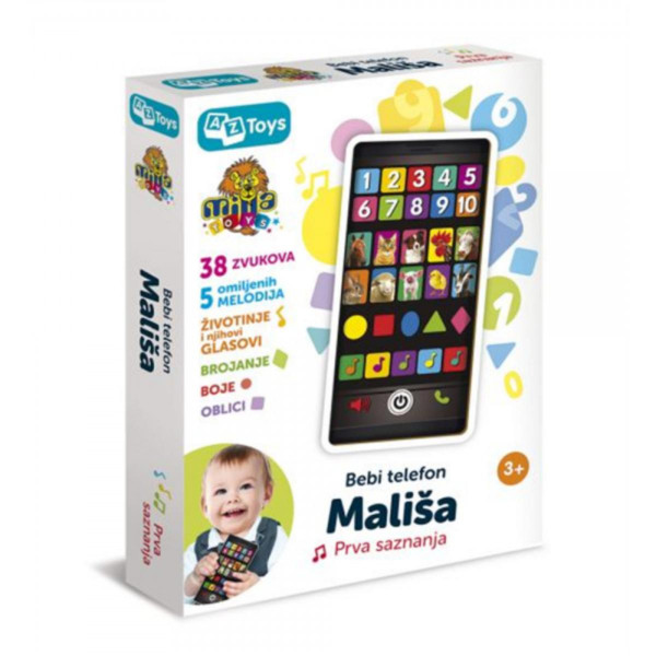 CROCO_TOYS BEBI TELEFON MALISA U KUTIJI 010298 