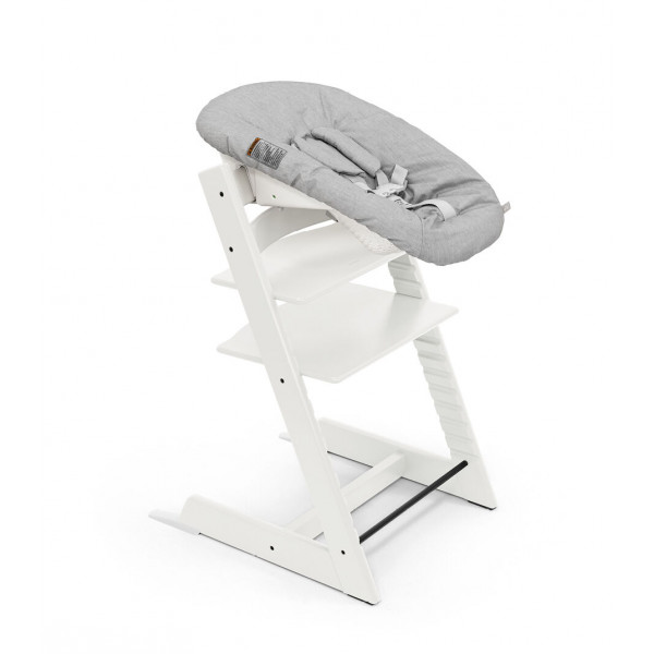STOKKE STOLICA ZA HRANJENJE TRIPP TRAPP WHITE I BEBI SET TRIPP TRAPP ANTHRACITE 