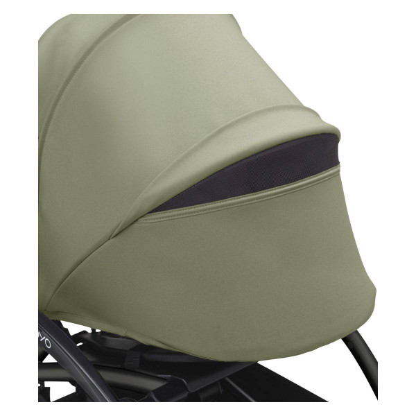 STOKKE KOLICA 2U1 YOYO KONSTRUKCIJA BLACK, SPORTSKO SJEDISTE OLIVE I KORPA OLIVE 