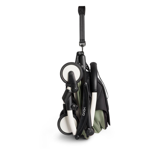 STOKKE KOLICA 2U1 YOYO KONSTRUKCIJA BLACK, SPORTSKO SJEDISTE OLIVE I KORPA OLIVE 