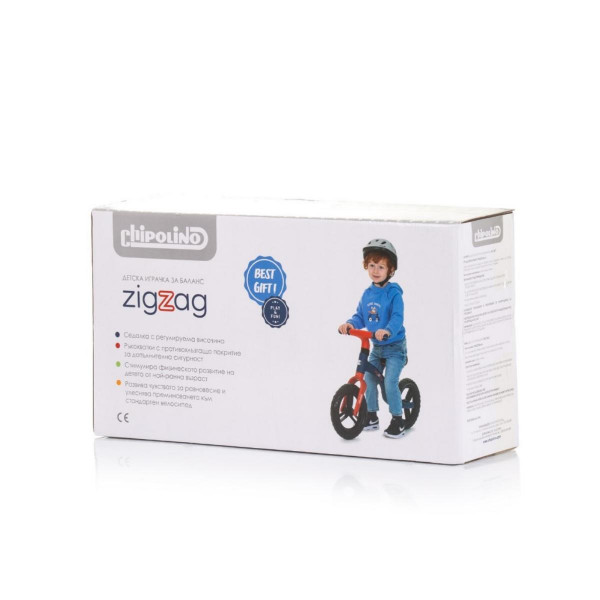 CHIPOLINO BALANS BICIKL ZIG ZAG PINK DIKZZ02405PI 