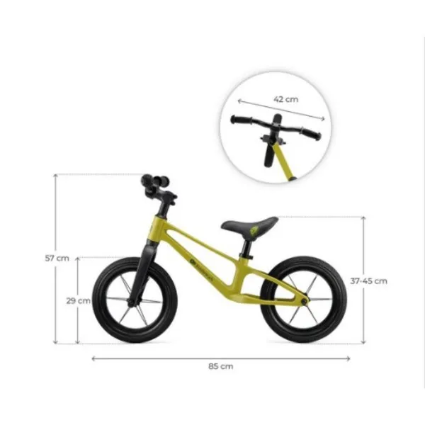 KINDERKRAFT BICIKL ETER LIME 48861 