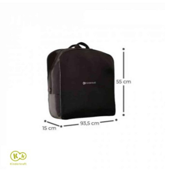KINDERKRAFT VIKEND KREVET CAMI 3U1 BLACK 54402 