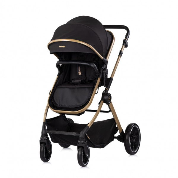CHIPOLINO KOLICA PEARL NOIR KKPE02601NO I AUTOSJEDALICA PEARL NOIR STKPE0261NO I BAZA ZA AUTOSJED 