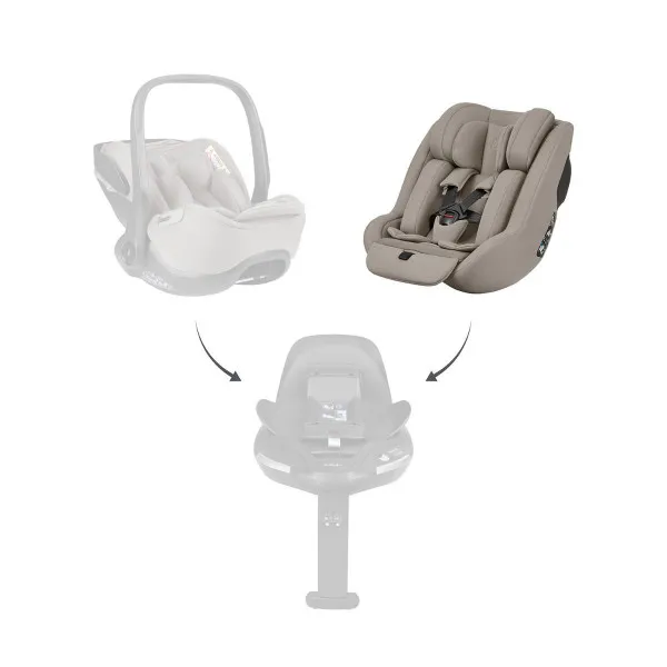 KIKKA BOO AUTOSJEDALICA I-CLASS PLUS I-SIZE CHAMPAGNE 31002110002 