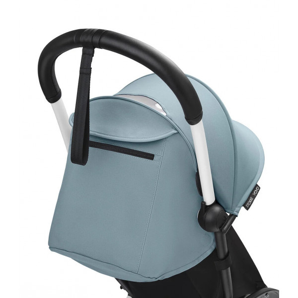 STOKKE YOYO3 SASIJA/KONSTRUKCIJA BLACK 646002 I YOYO3 SPORTSKO SJEDISTE 6+  COLOR PACK AQUA 646409 