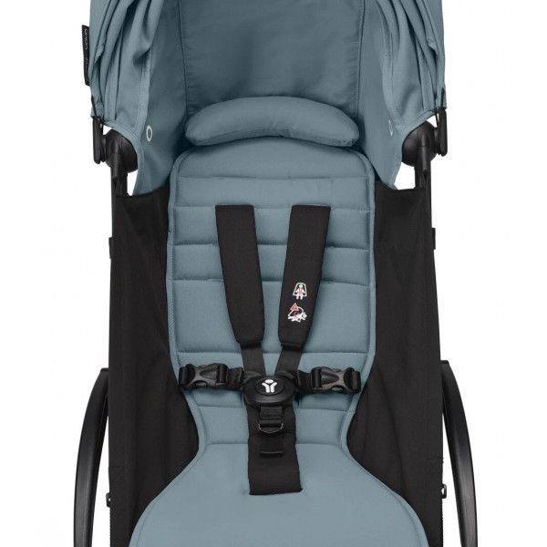 STOKKE YOYO3 SASIJA/KONSTRUKCIJA BLACK 646002 I YOYO3 SPORTSKO SJEDISTE 6+  COLOR PACK AQUA 646409 