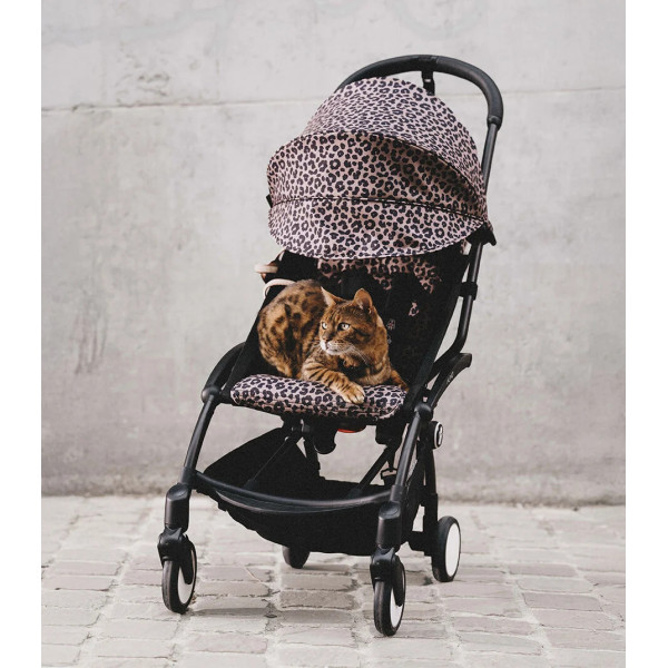 STOKKE YOYO3 SASIJA/KONSTRUKCIJA BLACK 646002 I YOYO3 SPORTSKO SJEDISTE 6+ COLOR PACK LEOPARD 646413 
