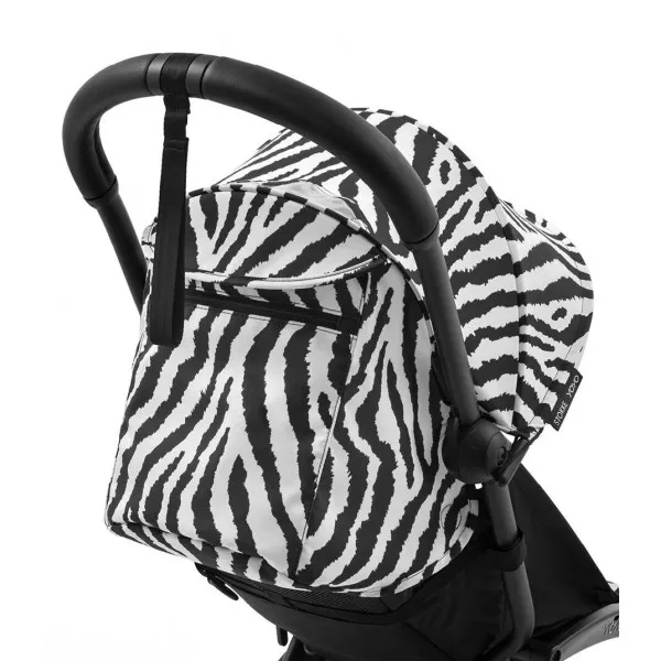 STOKKE YOYO3 SASIJA/KONSTRUKCIJA BLACK 646002 I YOYO3 SPORTSKO SJEDISTE 6+ COLOR PACK ZEBRA 646414 