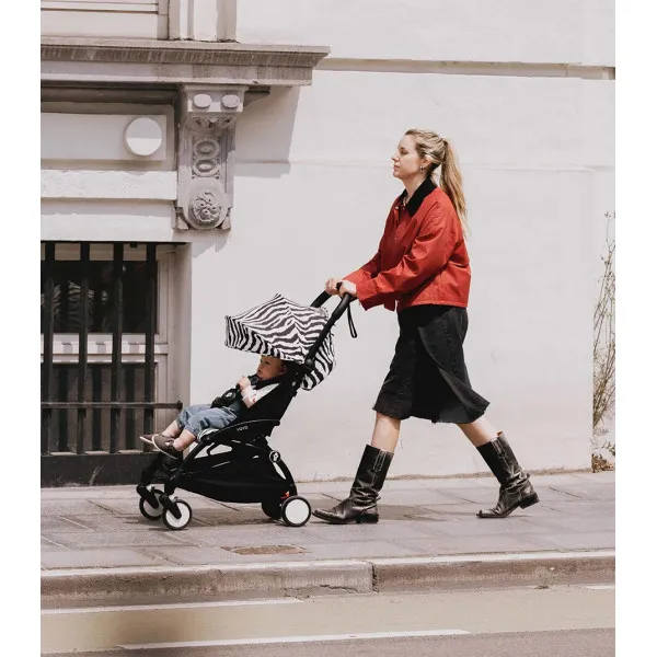 STOKKE YOYO3 SASIJA/KONSTRUKCIJA BLACK 646002 I YOYO3 SPORTSKO SJEDISTE 6+ COLOR PACK ZEBRA 646414 