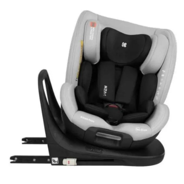 KIKKA BOO AUTOSJEDALICA I-VIEW I-SIZE LIGHT GREY 31002100034 