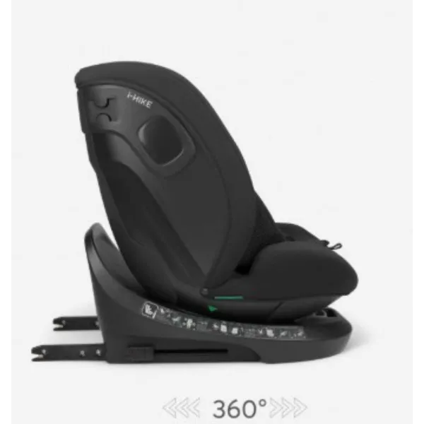 KIKKA BOO AUTOSJEDALICA I-HIKE I-SIZE BLACK 2026 31002100077 
