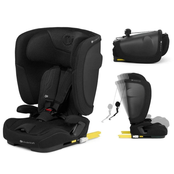 KINDERKRAFT AUTOSJEDISTE FIX2GO I-SIZE BLACK 54995 