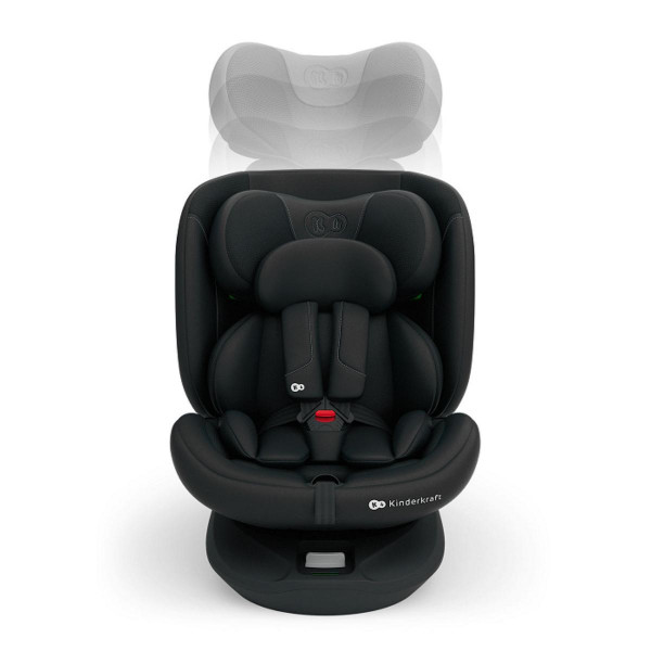 KINDERKRAFT AUROSJEDALICA I-GROW 2 PLUS I-SIZE BLACK 54780 