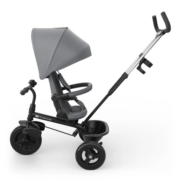 KINDERKRAFT TRICIKL ASTON 2 PLUS GREY 53295 