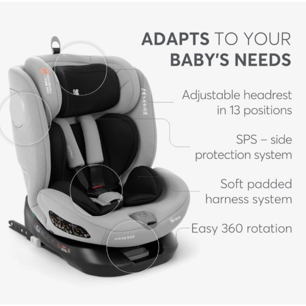 KIKKA BOO AUTO SJEDALICA I-MOOVE I-SIZE BLACK 31002100028 
