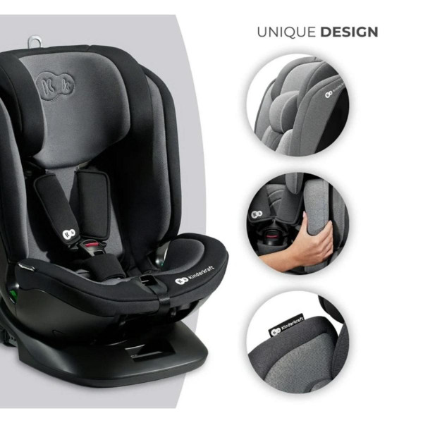 KINDERKRAFT AUTOSJEDALICA XPEDITION 2 I-SIZE BLACK 40742 