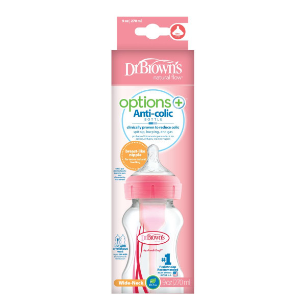 DR BROWNS PLASTICNA OPTIONS + FLASICA 270ML WB91601 