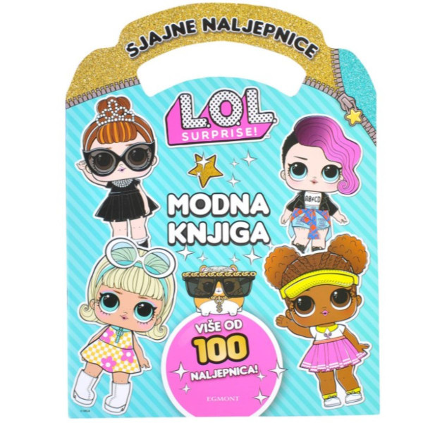 Lol MODNA KNJIGA-SJAJNE NALJEPNICE 