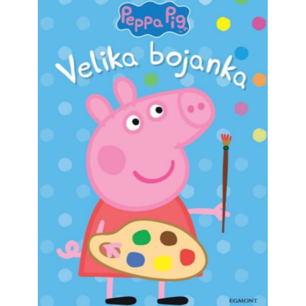Peppa Prase KNJIGA VELIKA BOJANKA 