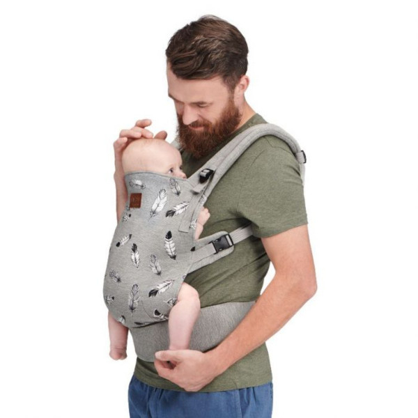 KINDERKRAFT NOSILJKA MILO GREY 28667 