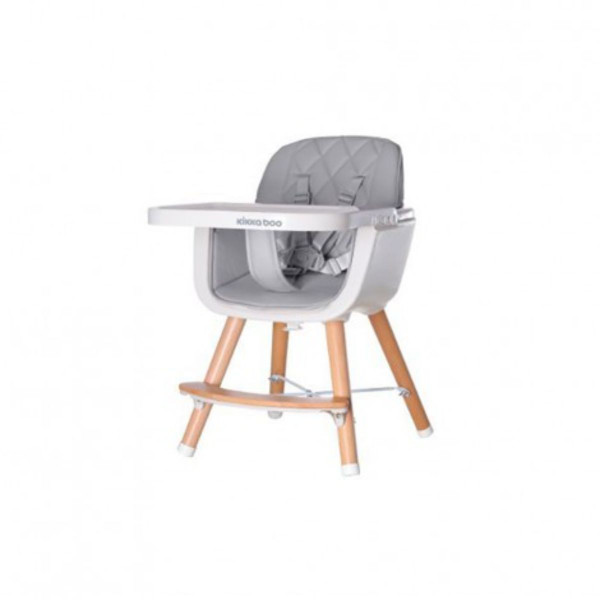 KIKKA BOO STOLICA ZA HRANJENJE WOODY GREY 31004010082 