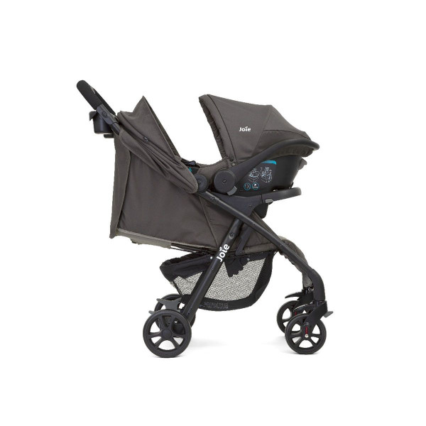 Joie KOLICA TS MUZE LX JUVA DARK PEWTER + AUTOSJEDALICA/JAJE 