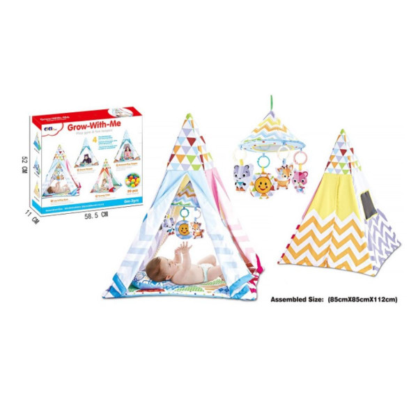 CHIPOLINO SATOR I PODLOGA ZA IGRANJE 2U1 DOTS PGRCA02101DO 
