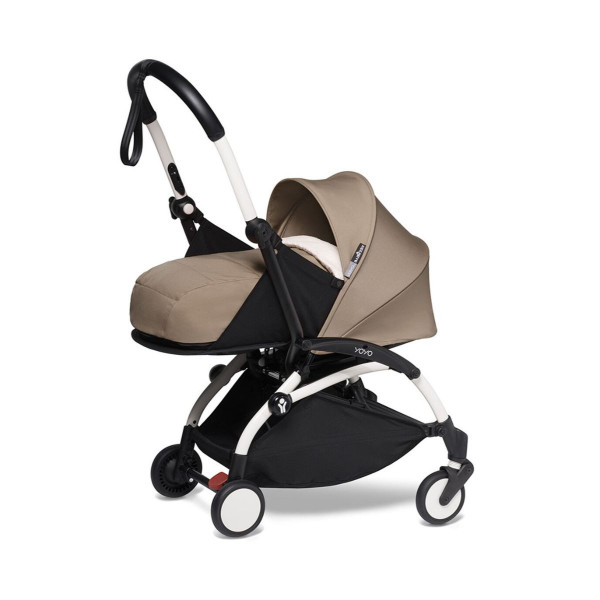STOKKE YOYO KOLICA 0+ NEWBORN SET TAUPE 595304 - BIJELA KONSTRUKCIJA 