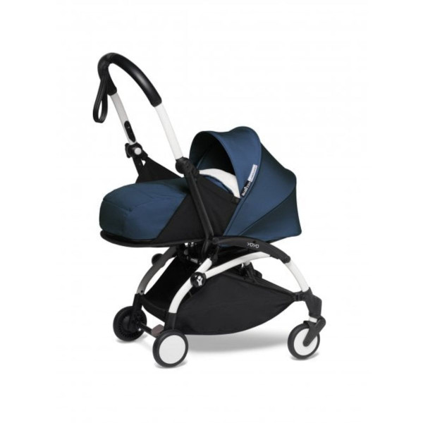 STOKKE YOYO KOLICA 0+ NEWBORN SET AIR FRANCE BLUE 595307 - BIJELA KONSTRUKCIJA 