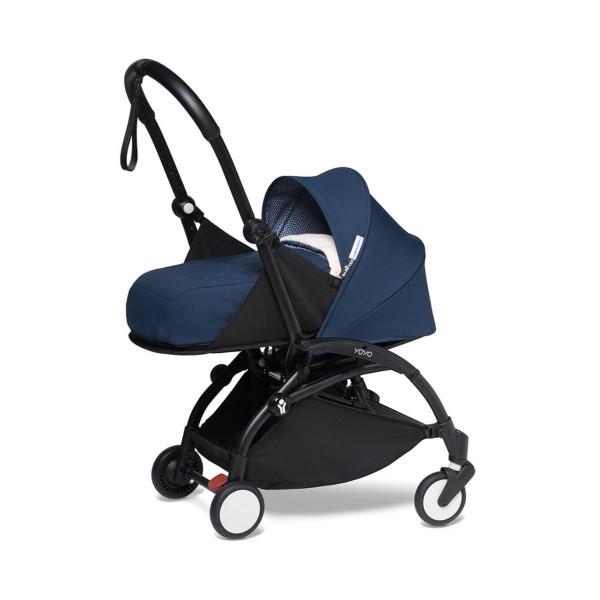STOKKE YOYO KOLICA 0+ NEWBORN SET AIR FRANCE BLUE 595307 - CRNA KONSTRUKCIJA 