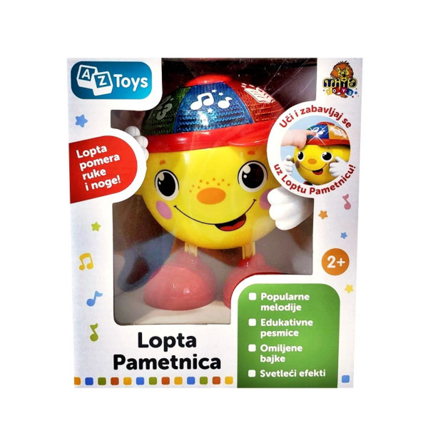 CROCO_TOYS LOPTA PAMETNICA 980128 